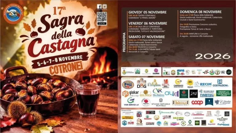 Sagra della Castagna a Cotronei 2026