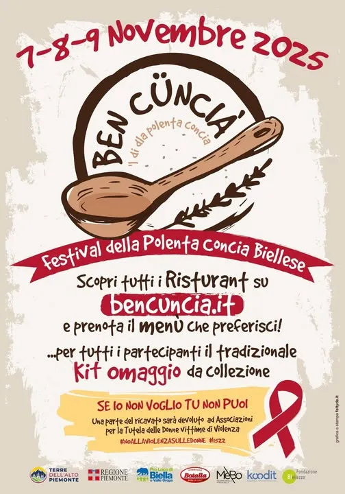 Ben Cüncià: il Festival della Polenta a Biella 2026