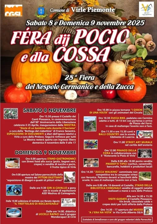 Fèra dij Pocio e dla Cossa a Virle Piemonte 2026
