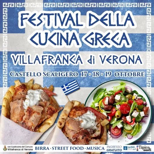 Festival della Cucina Greca Ottobre 2025 al Castello Scaligero di Villafranca di Verona
