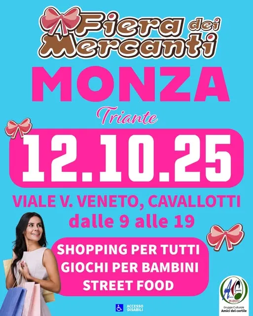 Fiera dei Mercanti Monza Ottobre 2025