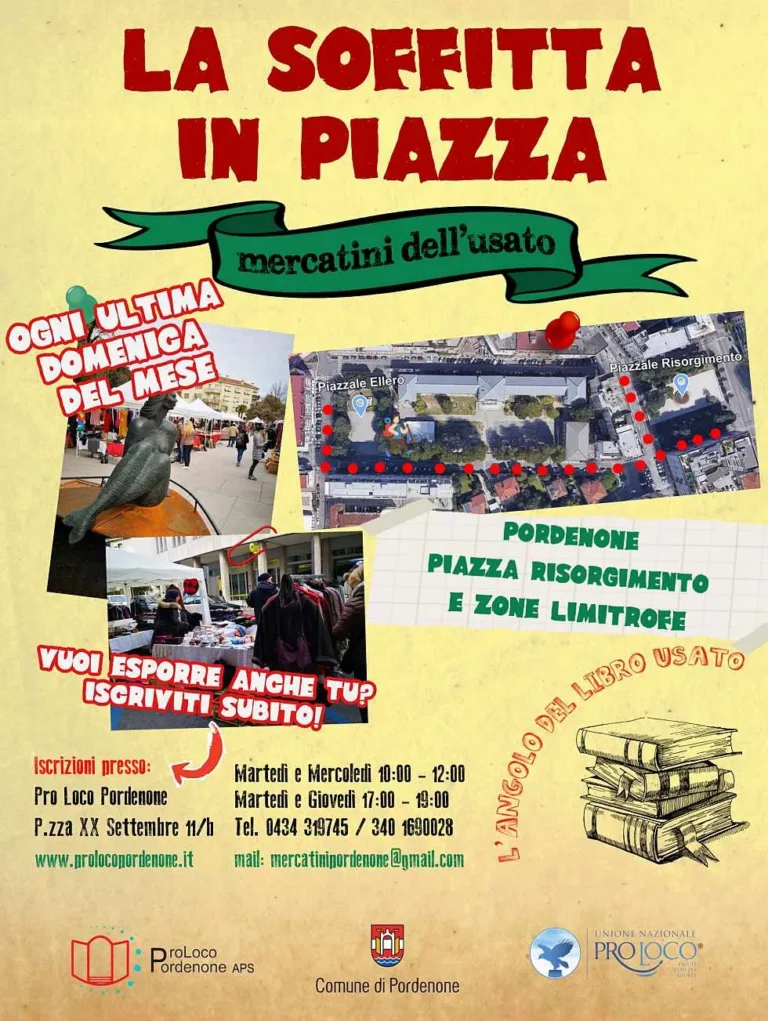 La Soffitta in Piazza a Pordenone 2026