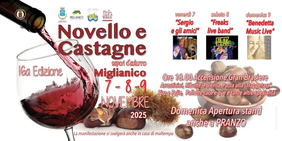 Novello e Castagne a Miglianico 2026
