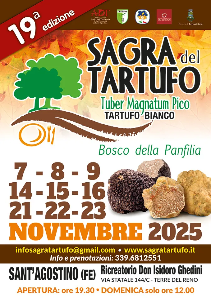 Sagra del Tartufo Bianco a Sant’Agostino 2026