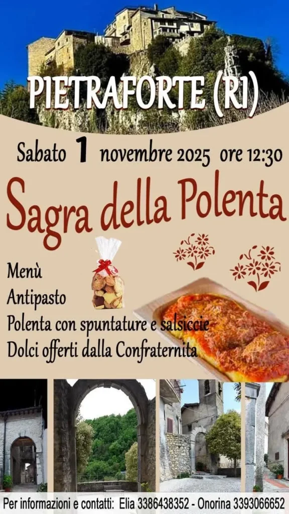 Sagra della Polenta a Pietraforte 2026