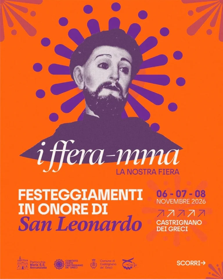 Festeggiamenti in onore di San Leonardo a Castrignano de’ Greci 2026