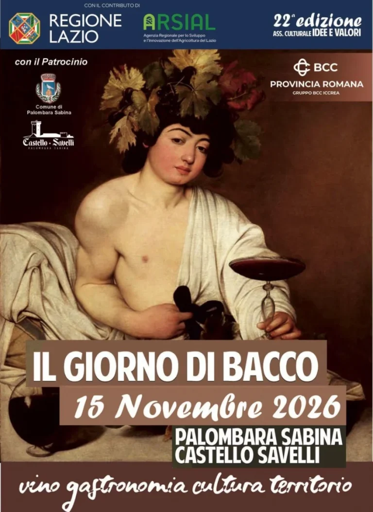 Il Giorno di Bacco a Palombara Sabina 2026