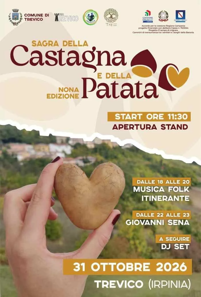 Sagra della Castagna e della Patata a Trevico 2026