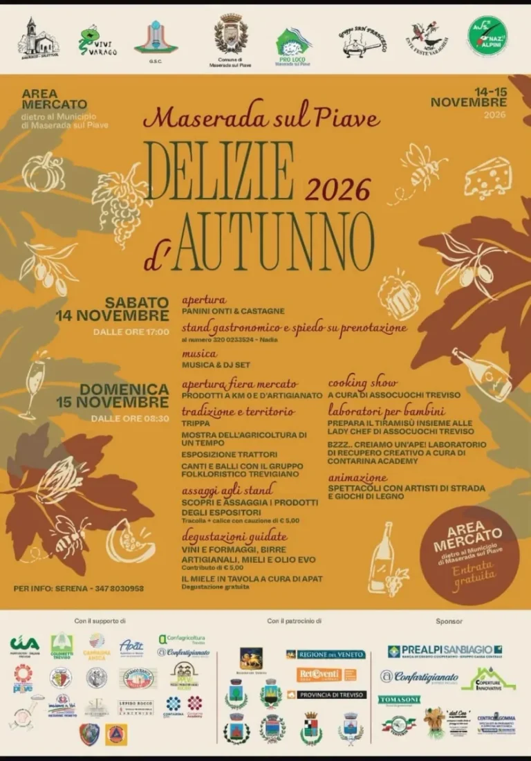Delizie d’Autunno 2026 a Maserada sul Piave