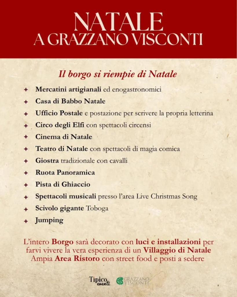 Natale a Grazzano Visconti 2026