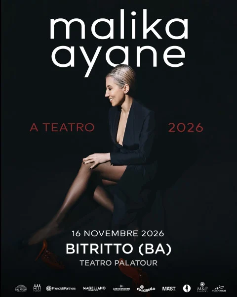 Malika Ayane a Teatro a Bitritto 2026