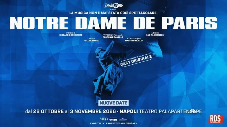 Evento Notre Dame de Paris a Napoli 2026
