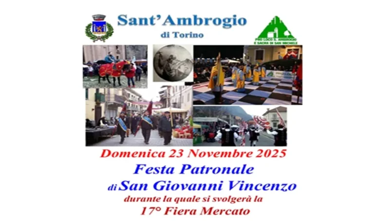 Festa Patronale di San Giovanni Vincenzo 2026 a Sant’Ambrogio di Torin…