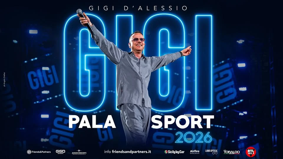 Gigi D’Alessio Messina 2026 evento musica