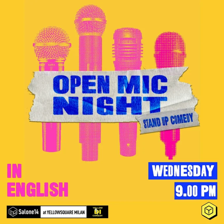 Evento comedy in inglese a Milano 2026