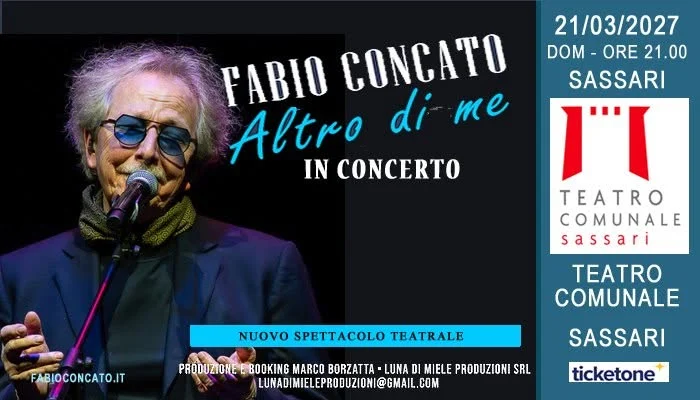 Concerto Fabio Concato Sassari 2027
