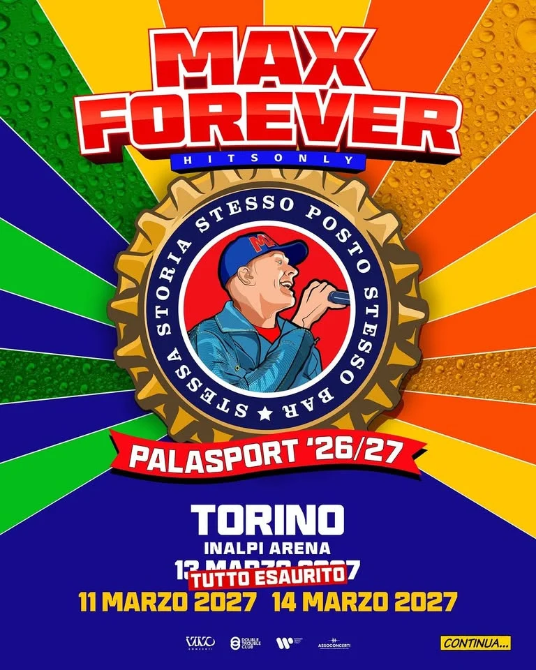 Max Pezzali live a Torino 2027