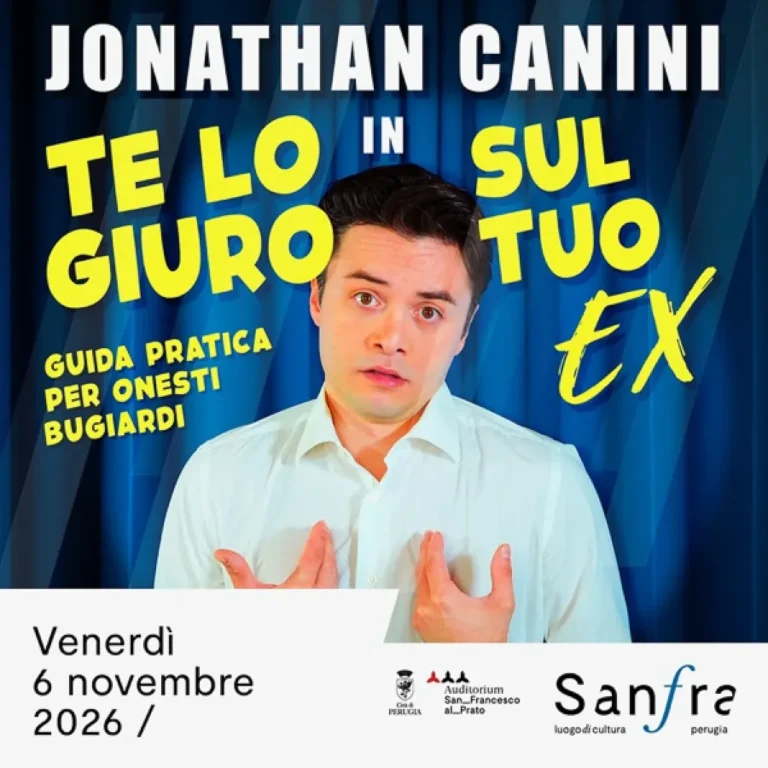Evento Jonathan Canini a Perugia 2026