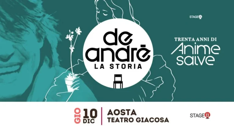 De André – La Storia Aosta 2026