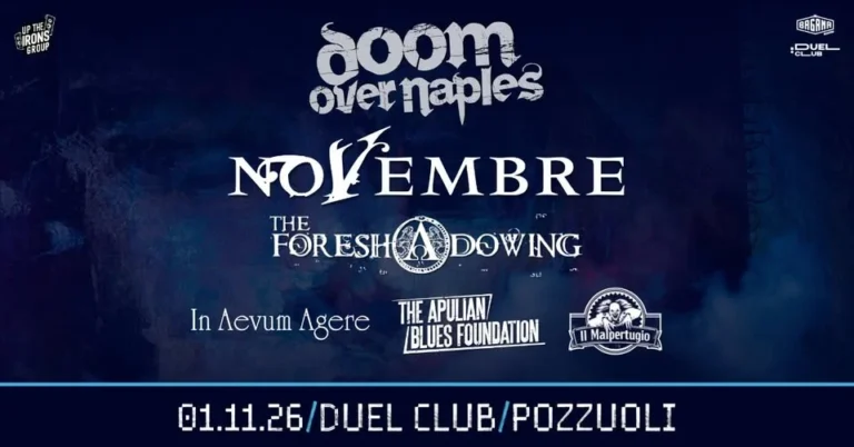 Doom Over Naples 2026 – evento a Pozzuoli nel novembre 2026