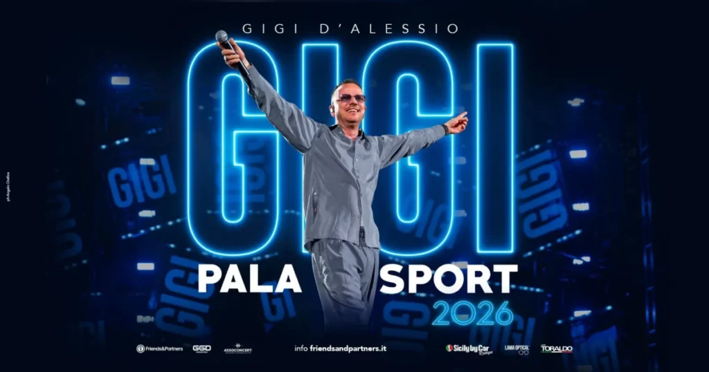 Gigi D’Alessio evento Bari 2026