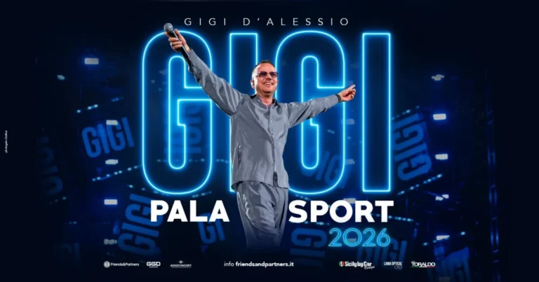 Gigi D’Alessio evento Bari 2026