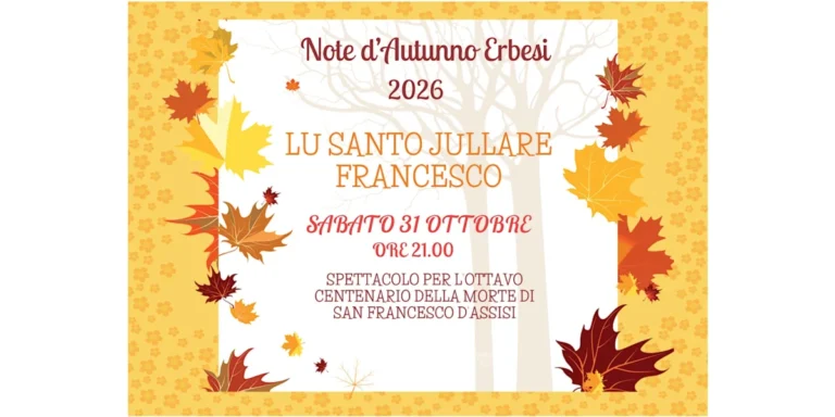 Evento a Erba: LU SANTO JULLARE Francesco di Dario Fo 2026