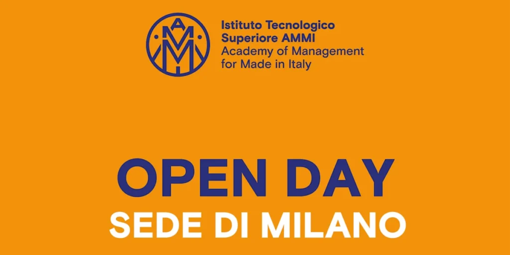Open Day ITS AMMI Milano 2026-27