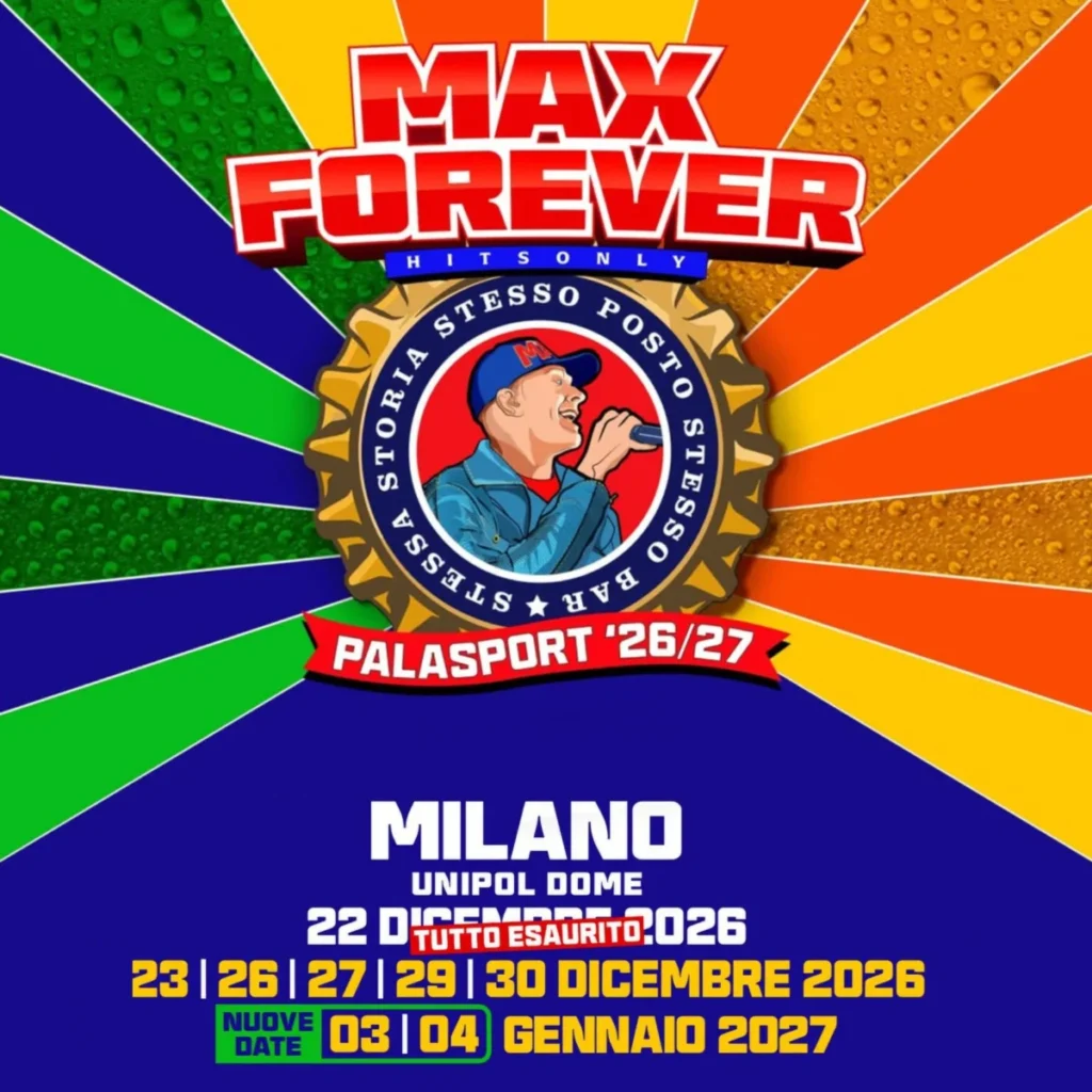 Max Pezzali LIVE a Milano 2026