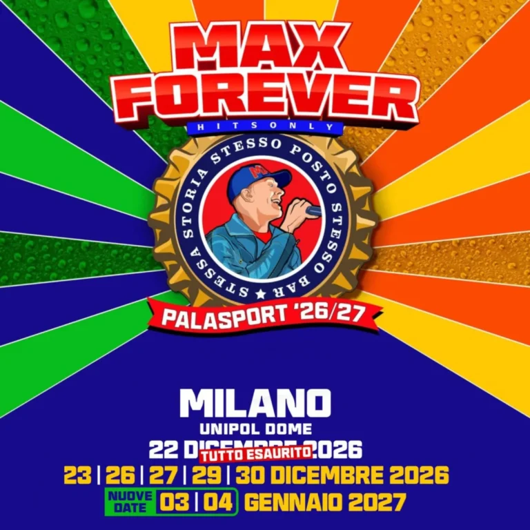 Max Pezzali LIVE a Milano 2026