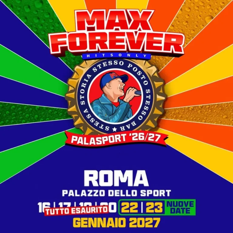 Max Pezzali live a Roma 2027