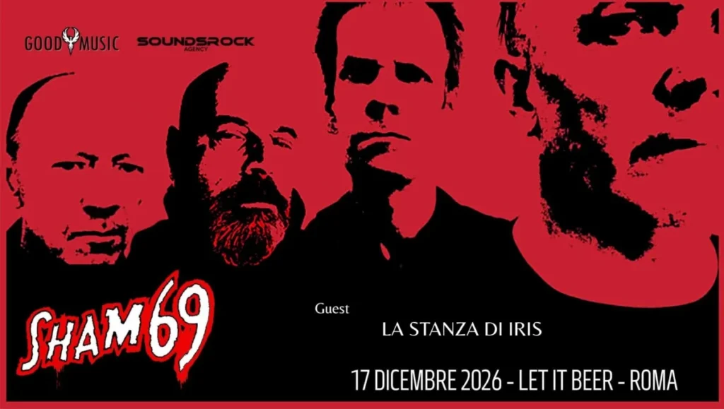 Concerto Sham 69 – Tim V a Roma 2026
