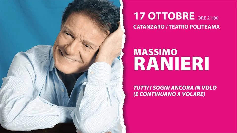 Massimo Ranieri concerto Catanzaro 2026