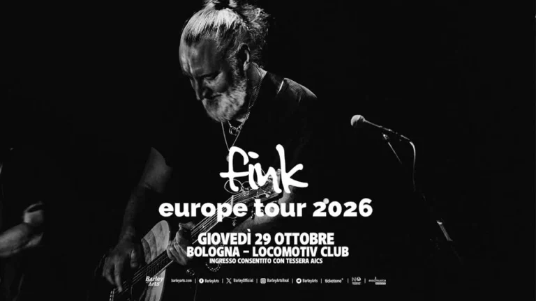 Fink Europe Tour 2026 a Bologna