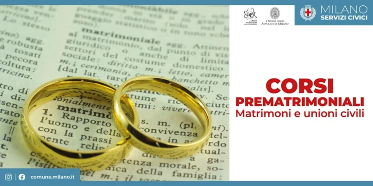 Corso prematrimoniale laico Milano 2026