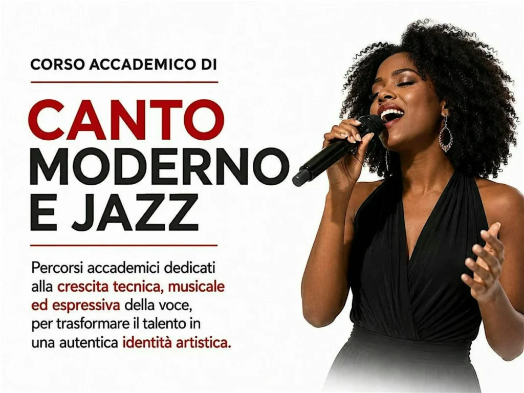 Corso di Canto Moderno e Jazz Verona 2026/27