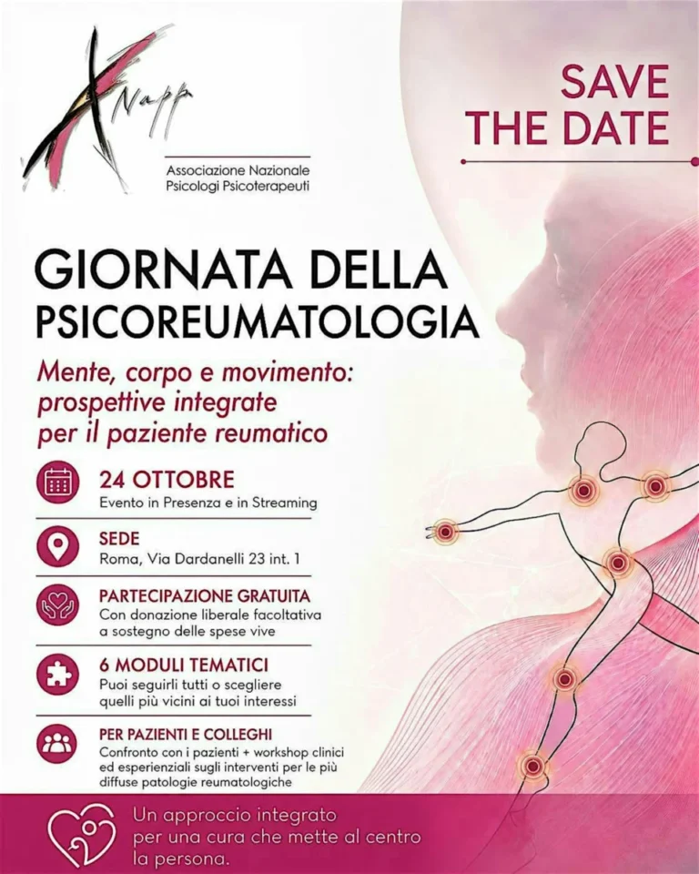 Giornata Psicoreumatologia Roma 2026