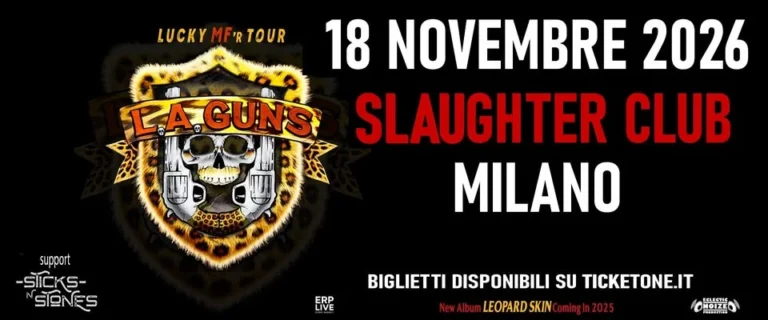 L.A. Guns concerto Paderno Dugnano 2026
