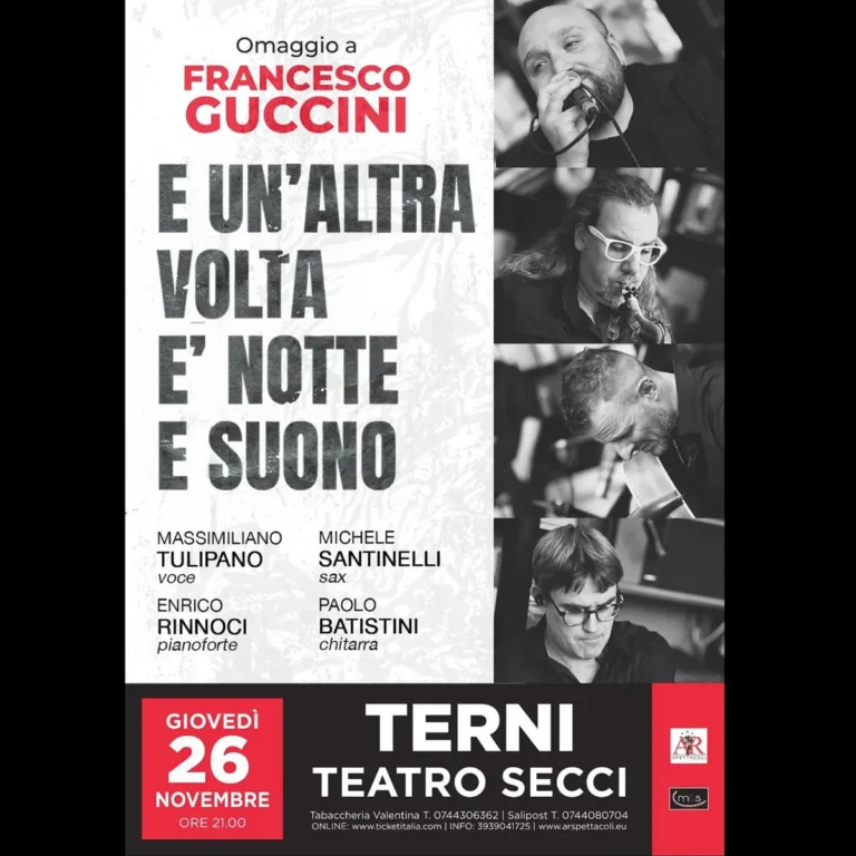 Omaggio a Guccini a Terni 2026
