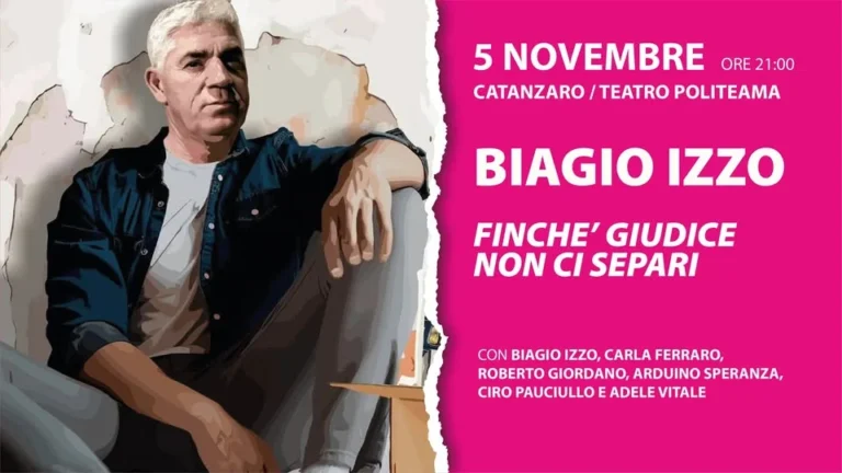 Evento Biagio Izzo a Catanzaro 2026