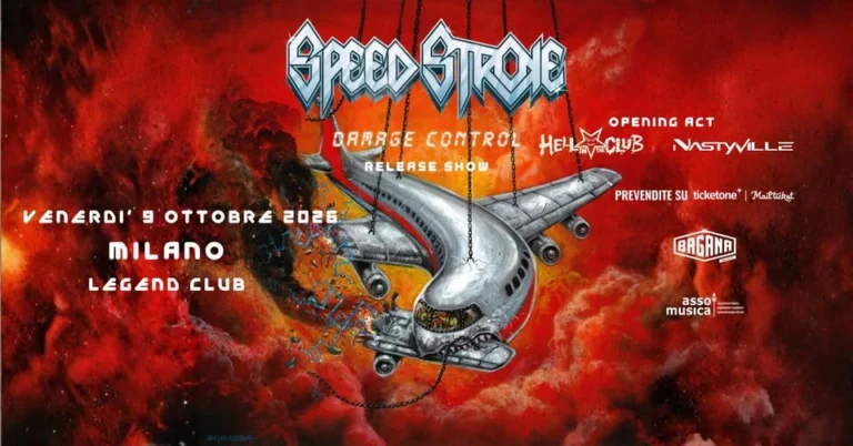 Speed Stroke Damage Control Tour 2026 a Milano