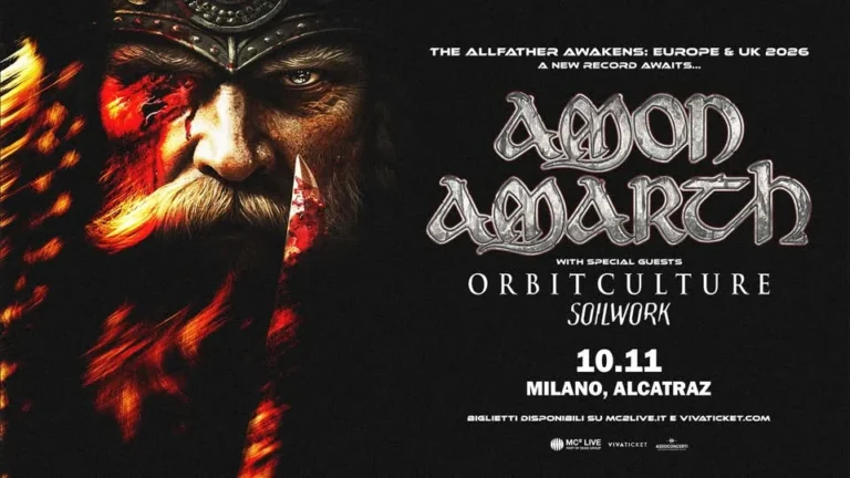 Amon Amarth Milano 2026 – Concerto di metal in Italia