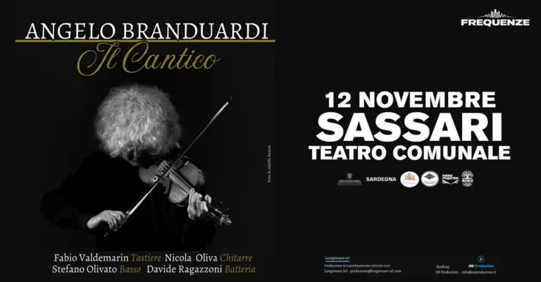 Angelo Branduardi Il Cantico a Sassari 2026
