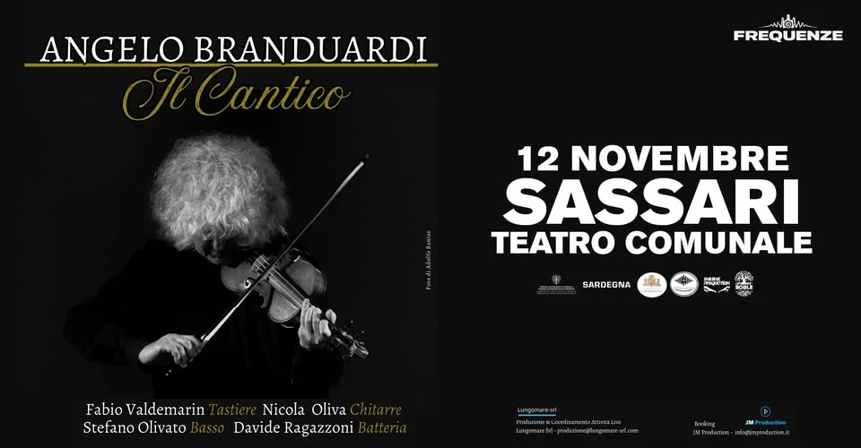 Angelo Branduardi Il Cantico a Sassari 2026