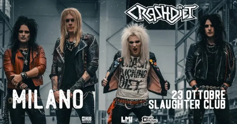 Crashdiet Slaughter Club Milano 2026
