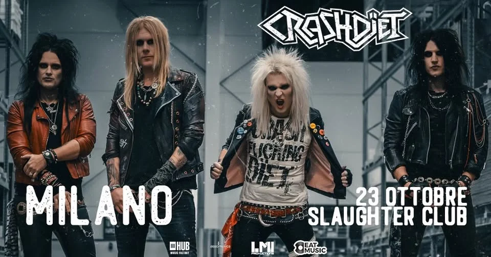 Crashdiet Slaughter Club Milano 2026