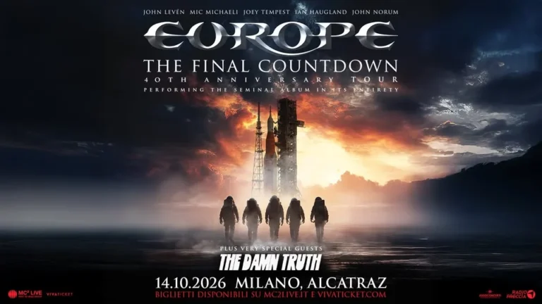 EUROPE Milano 2026 – The Final Countdown 40th Anniversary Tour