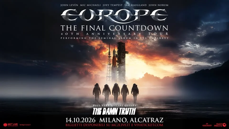 EUROPE Milano 2026 – The Final Countdown 40th Anniversary Tour
