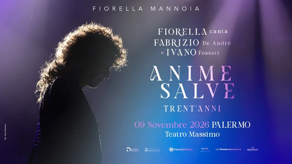 Fiorella Mannoia Palermo 2026 – Concerto al Teatro Massimo