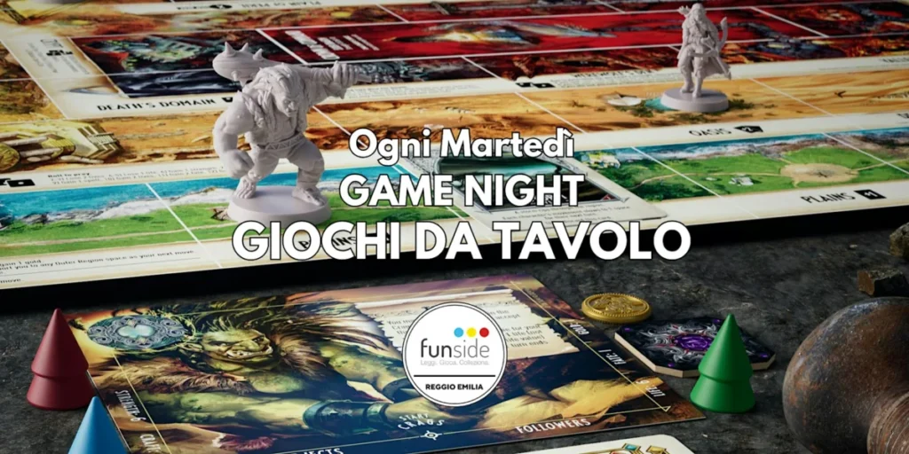 Game Night Reggio Emilia 2026-2027 – Serata di Giochi da Tavolo